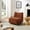 Brown, variant on Art Leon 30.7" W Tufted Armless Accent Slipper Chair, Jacquard Velvet Upholstered Chair with Solid Wood Legs, White
