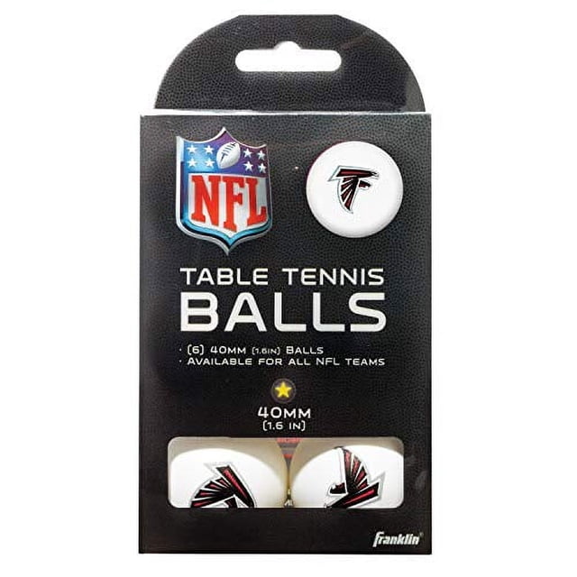 Pelotas de Tenis de Mesa Franklin Sports Atlanta Falcons