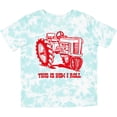 thumbnail image 3 of Inktastic This is How I Roll Tractor Red Boys or Girls Toddler T-Shirt, 3 of 5