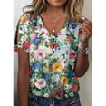thumbnail image 2 of Blusas de verano HOTYD con estampado floral para mujer, 2 of 2