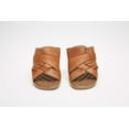 thumbnail image 2 of BRAZILIAN WOMENS LEATHER SANDALS BROWN, 2 of 2