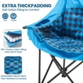 thumbnail image 3 of ABORON Oversized Double Camping Chair - Upgraded 2-Person Heavy Duty Folding Chairs with Headrest, Extra-thick Padded Loveseat Chair for Adults, with Cup Holder & Phone Holder & Carry Bag, 3 of 8
