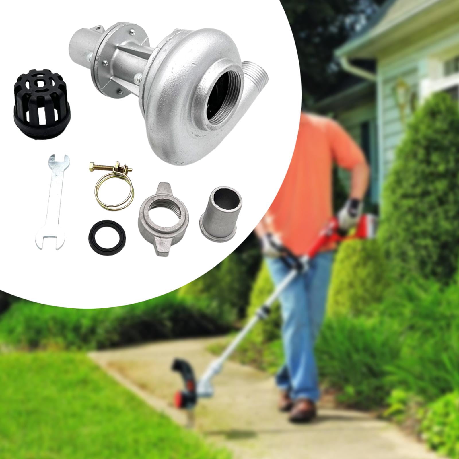 colaxi Lawn Mower Water Pump Head Set, Brush Cutter Attachment Equipment, Easy Install Lightweight Lawn Mower Parts ,Garden Tool Set