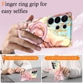 thumbnail image 3 of CASEFIV for Samsung Galaxy S26 Ultra Case,[Magnetic Invisible Stand][Military-Grade Drop Protection] Slim Glossy Marble Pattern Back Shockproof Protective Phone Cover,Rose Gold Marble, 3 of 7