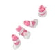 thumbnail image 5 of 4 botas de malla transpirables para paseos al aire libre, ligeras y antideslizantes, protectores de patas de perro de verano de color rosa, 5 of 8