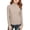 Yellow, variant on Girls Ribbed Knit Pullover Sweater Long Sleeve Mock Neck Casual Soft Stretchy Lightweight Top for Kids Teens