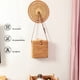 thumbnail image 2 of 2X Cesta de Pared Tejida para El Hogar Decoración del Hogar Boho Natural Decoración Decorativa de Ratán Decoración de Pared Tejida Colgante de Pared Tejido 11,8 Pulgadas, 2 of 5