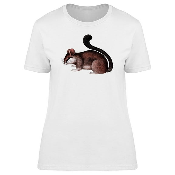 Asian Garden Watercolor Dormouse Tee Women's -Image by Shutterstock