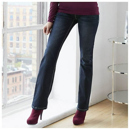 K. Jordan Women's  5-Pocket Jeans in Dark Wash Denim - (Best Jeans For Hippy Women)