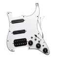 thumbnail image 3 of Yinanstore Electric Guitar Pickup SSH Coil Splitting Guitar Pickguard Practical Prewired Pickguard Backplate for Electric Guitars Accs With 3.5 socket, 3 of 8