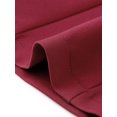 thumbnail image 5 of INSPIRE CHIC Business Casual Blazer Jackets for Women Long Sleeve Collarless Button Down Office Work Suit Jacket L Wine Red, 5 of 6