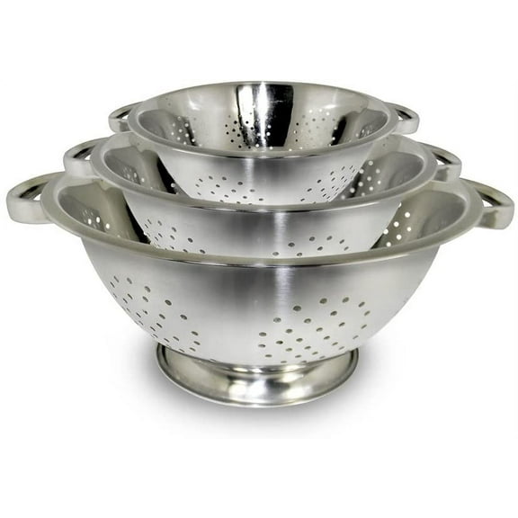 ExcelSteel Stainless Steel Colanders, Set of 3