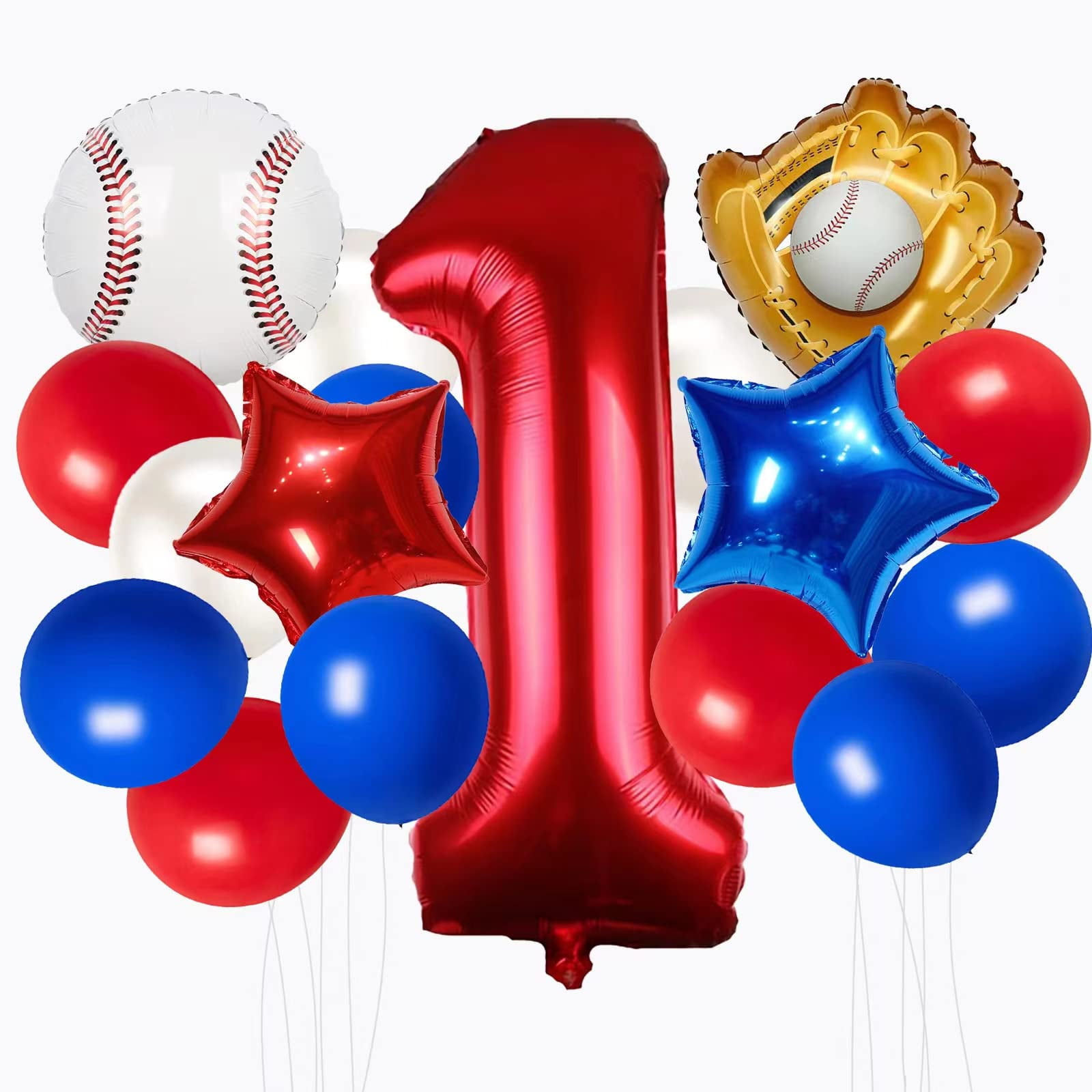Baseball Party Decorations 1st Birthday,Baseball Themed Balloons