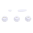 thumbnail image 1 of Guitar Control Knob, Plastic Volume Tone Knob Set for ST SQ Electric Guitars with 24 Fine Spline, CTS Style Split Shaft Potentiometers Inch Scale, 1 of 7