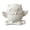 White, variant on Dserhfy 3D Printed Owl Figurine Cute Owl on Tree Branch Statue Mini Forest Animal Ornament for Home Office Table Desk Mantle TV Stand Bookshelf Decor