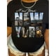 thumbnail image 2 of Women's Casual T-shirt, Art Letter Print Short Sleeve Round Neck Slight Stretch T-shirt Tee For Adult, Men, Women, Teen, Teenager, Adolescent, Youth, 2 of 6