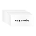 Dry Erase Shelf Label 1" x 2" White (25 Pack