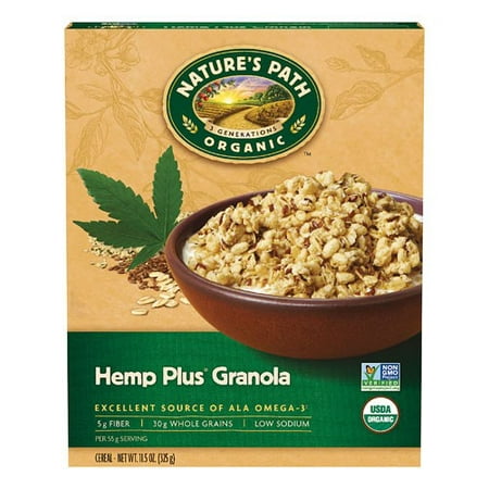 Nature's Path Organic Hemp Plus Granola Cereal, 11.5 Ounce Boxes