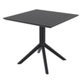 thumbnail image 2 of Compamia Sky 3 Piece Patio Bistro Set in Black, 2 of 4