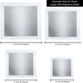 thumbnail image 3 of Drywall Repair Kit 32 Piece Drywall Patches Aluminum Drywall Patch Repair Kit Mesh Drywall Patch Kit (2/4/6/8 Inch), 3 of 7