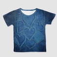 thumbnail image 3 of Gerichy Girls Graphic Print T-Shirt Girl Fashion Valentines Day Printed Short Sleeve Tshirt Summer Tops, 3 of 5