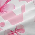 thumbnail image 5 of Erosebridal Pink Bowknot Kids Curtains Pack of 2 (42x84 Each),Initial Alphabet V Curtains Blackout For Bow Lover, 5 of 7