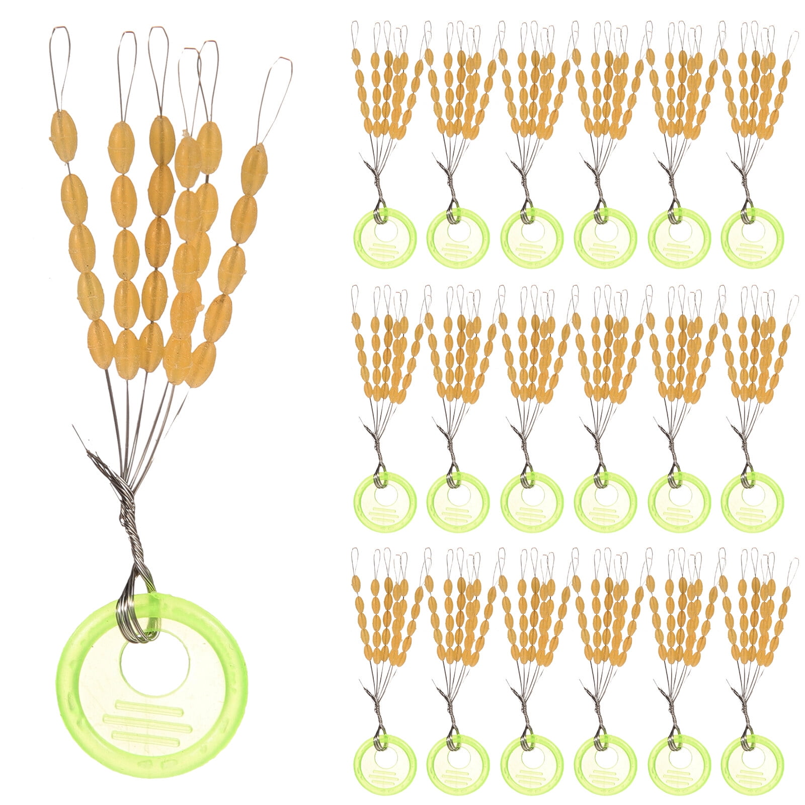 60Pcs Fishing Bobber Stoppers Small Float Fishing Bobbers Bobber Stops