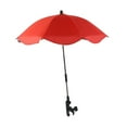 thumbnail image 3 of Kokiya Beach Chair Umbrella with Clip Multipurpose Waterproof for Deck Pool Outdoor Red, 3 of 9