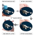 thumbnail image 2 of FMSHPON Funny Cartoon Whale Set of 6 Round Coaster for Drinks, Absorbent Ceramic Stone Coasters Cup Mat with Cork Base for Home Kitchen Room Coffee Table Bar Decor, 2 of 5