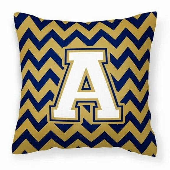Letter Chevron Fabric Decorative Pillow