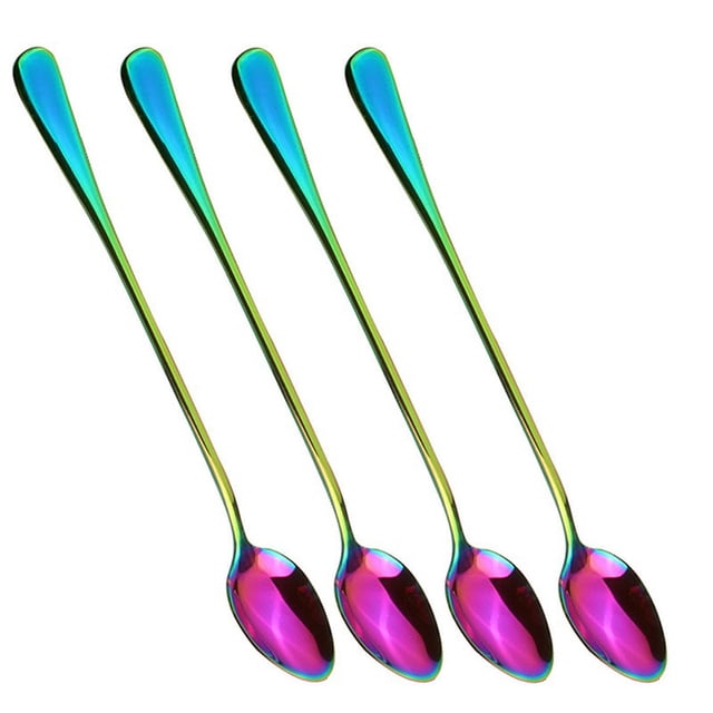 TIELUTT Cuillère à Mélanger en Acier Inoxydable Petit Ensemble de Table à Manger pour 4 Chargeurs Ronds Modernes Tissés pour Assiettes de Dîner Ensemble de Table Ronde Extérieure pour 4 Napperons Intérieurs Ronds pour Table à Manger