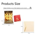 thumbnail image 2 of CCOCC 2026 New 3D Cake Light Music Happy Birthday Cards for Mom Dad Wife Husband Sister Boy Girl Honey and Friends Four Colors to Choose From Red 2Ct, 2 of 7