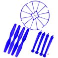 thumbnail image 2 of Repuestos de Patines de Tren de Aterrizaje Multicolor para Tren de Aterrizaje de Quadcopter - Azul Sunnimix Quadcopter Drone Landing Gear, 2 of 8