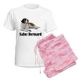 thumbnail image 6 of CafePress - Saint Bernard Women's Light Pajamas - Women's Short Sleeve Print T-Shirt and Pants Light Cotton Pajama Set, 6 of 7