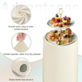 thumbnail image 3 of Uxcell Set de 5 Fundas de Spandex para Soporte de Cilindro, Beige (Tela Elástica), 3 of 5