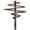 Tigereye Brown 45, variant on KVD Beauty Tattoo Pencil Liner Waterproof Long-Wear Gel Eyeliner Color: Trooper Black Size: 0.007 OZ