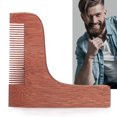 thumbnail image 3 of Peine para el cuidado de la barba para hombres, madera de pera para hombres, peine para barba de madera de pera, peine para barba para hombres, muy versátil, 3 of 8