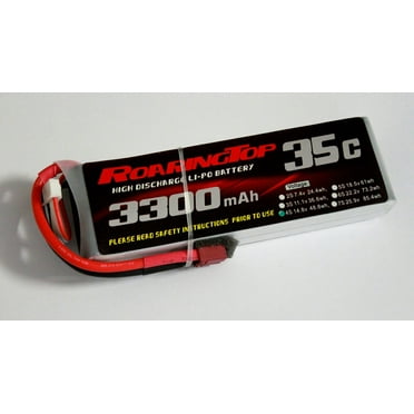 Roaring Top 35C 3300mAh 4S 14.8V LiPo Battery Pack with Deans Plug