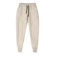 thumbnail image 4 of SSAAVKUY Weekend Performance Jogger for Men Sweatpants with Zipper Pockets Athletic Pants Running Track Pants Workout Casual Gym Joggers Beige 10, 4 of 4