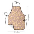 thumbnail image 4 of Fuzoiu Cute Bee Print Waterproof Apron, Kitchen Apron for Women Men Chef, Apron for Christmas Dinner Party Cooking Baking Crafting House Cleaning Kitchen, 4 of 7