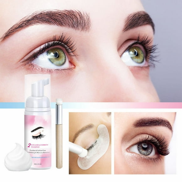 Hair Steamer For Natural Hair HomeUse Eyelash Cleaning Mild And Non Irritating Eyelash Shampoo Eyelid Foaming Cleanser Lash Foam Shampoo For Extensions Natural Lashes Non Irritating For Salon