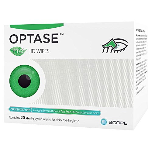 Optase Tea Tree Oil Lid Wipes Triple Value Pack