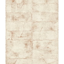 Advantage Clay Rust Stone Wallpaper, 20.9-in by 33-ft, 57.48 sq. ft.