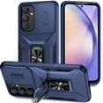thumbnail image 1 of Funda para GANGXUN Samsung Galaxy A55 5G - Soporte metálico, Función magnética, Azul, 1 of 4