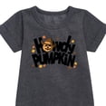 thumbnail image 2 of Instant Message - Fall - Howdy Pumpkin - Toddler & Youth Girls Fleece Dress, 2 of 5