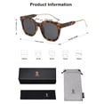 thumbnail image 5 of Gafas de sol SOJOS Classic Square Polarized UV400 Dark Tortoise, 5 of 5