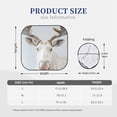 thumbnail image 7 of Lsque White Reindeer Portrait 2 PCS Windshield Sun Shade | CarFoldable Window Covers | Car Accessories Reflect UV for Universal Cars SUV Truck | Medium, 7 of 7