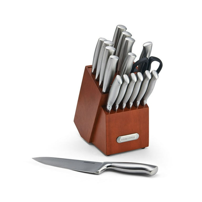 Farberware EdgeKeeper Professional Forged Cutlery Knife Block Set