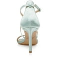thumbnail image 3 of Jewel Badgley Mischka Womens DIMITRA Glitter Ankle Strap Pumps, 3 of 3