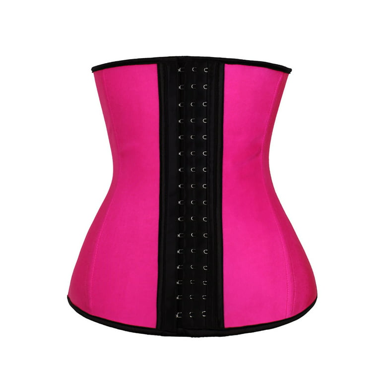 Women's Latex Waist Trainer Long Torso Corsets Sport Girdle For Protect  Waist When Sit-ups Squats Or Just Sitting Down 